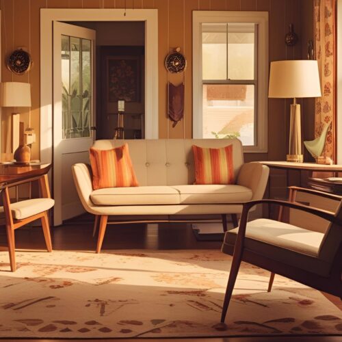 Tendenze ’50-’60 Mid-century style nel Boho contemporaneo